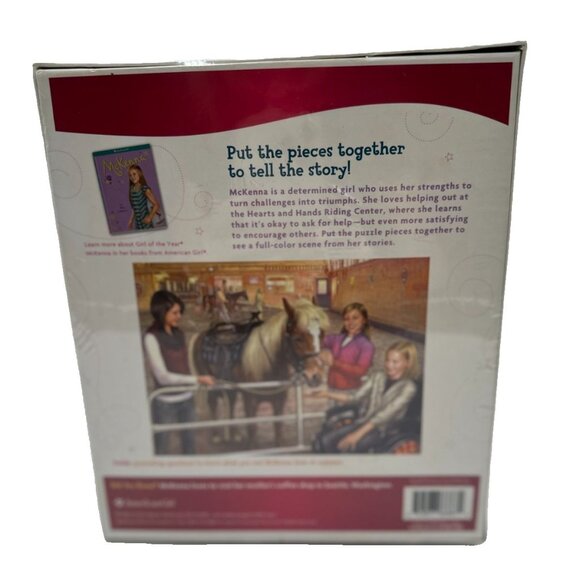 Rare HTF American Girl McKenna Hearts & Horses Puzzle 2012- 208 Pieces Complete - Picture 3 of 4